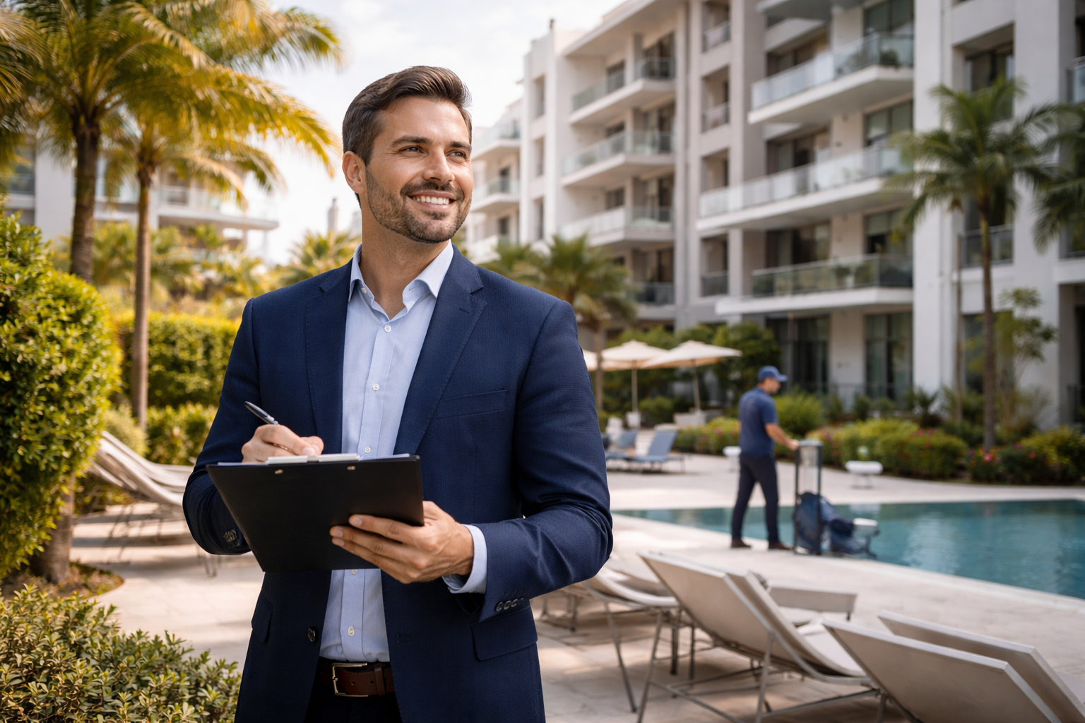 Property management at a residential complex in Florida